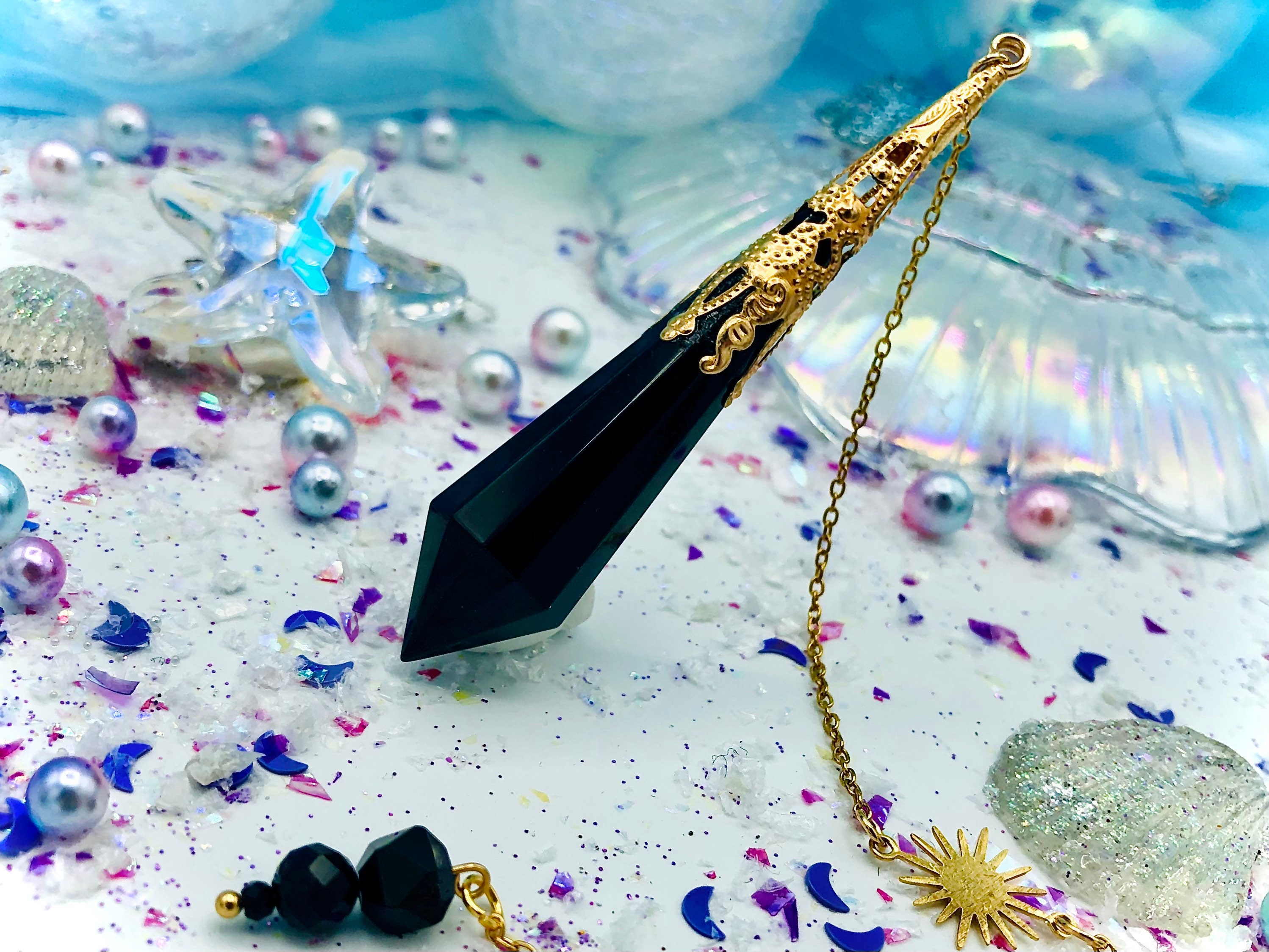 Pendule Obsidienne et Onyx