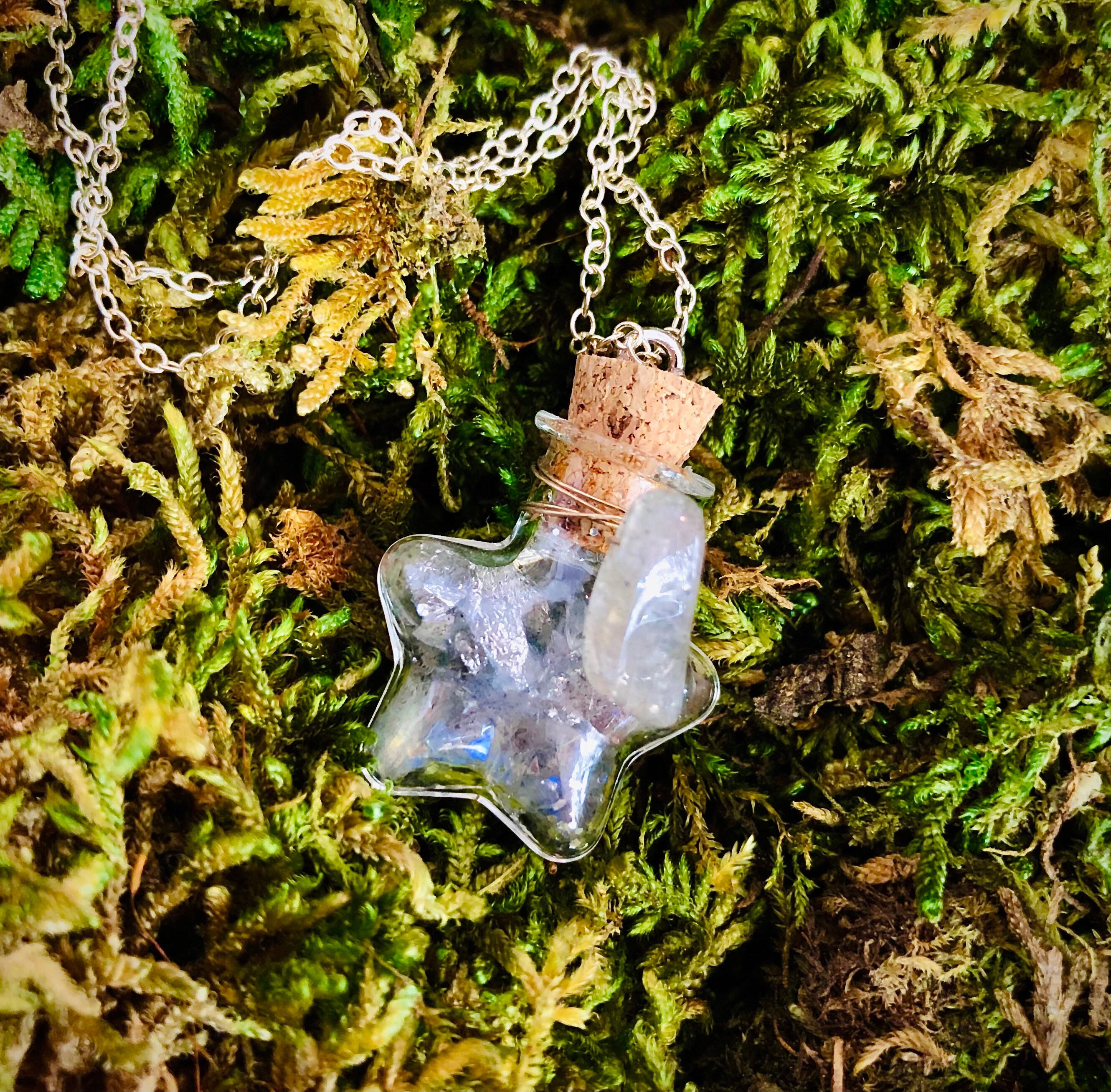 Fiole Amulette Protection et Talisman Labradorite