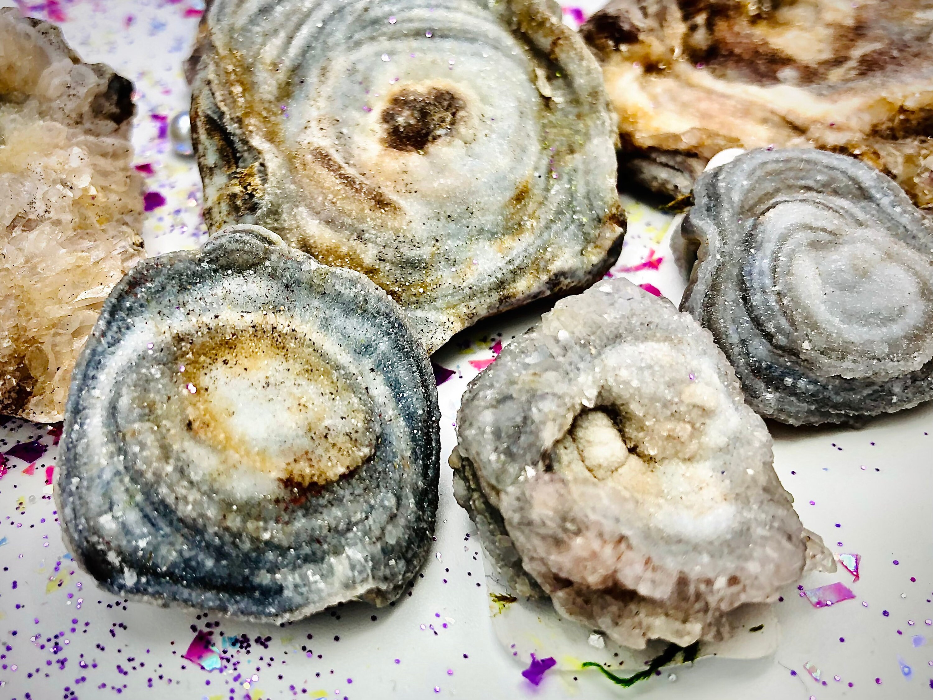 Fleur de Calcédoine Cristallisée