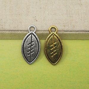 25x13mm Football Lead Free Pewter Charm, Sport Charm