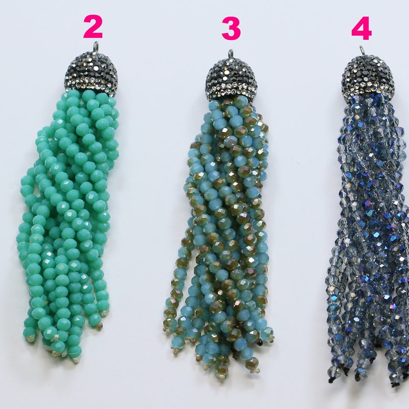 DANELLA BEADED TASSELS main image 1