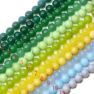 Lovely Bead Smooth 10mm Round Jade Strand