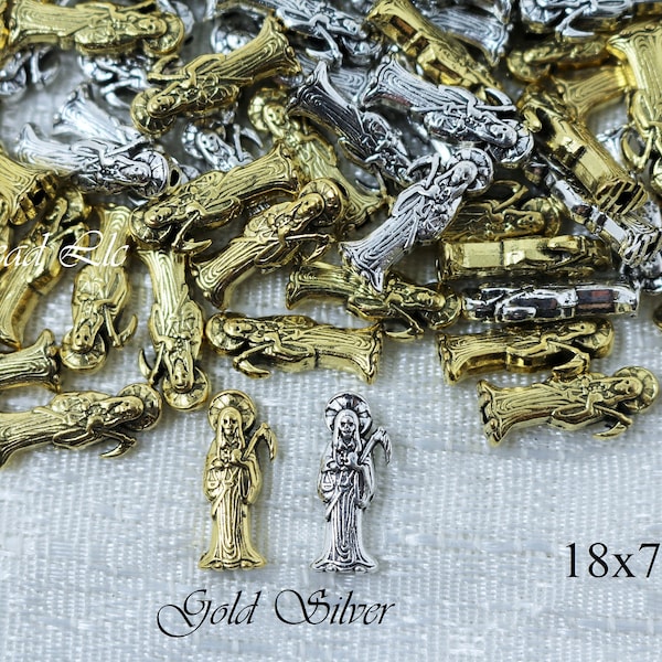 18 x 7 mm (Sankt Död) Santa Muerte blyfri tenndistans