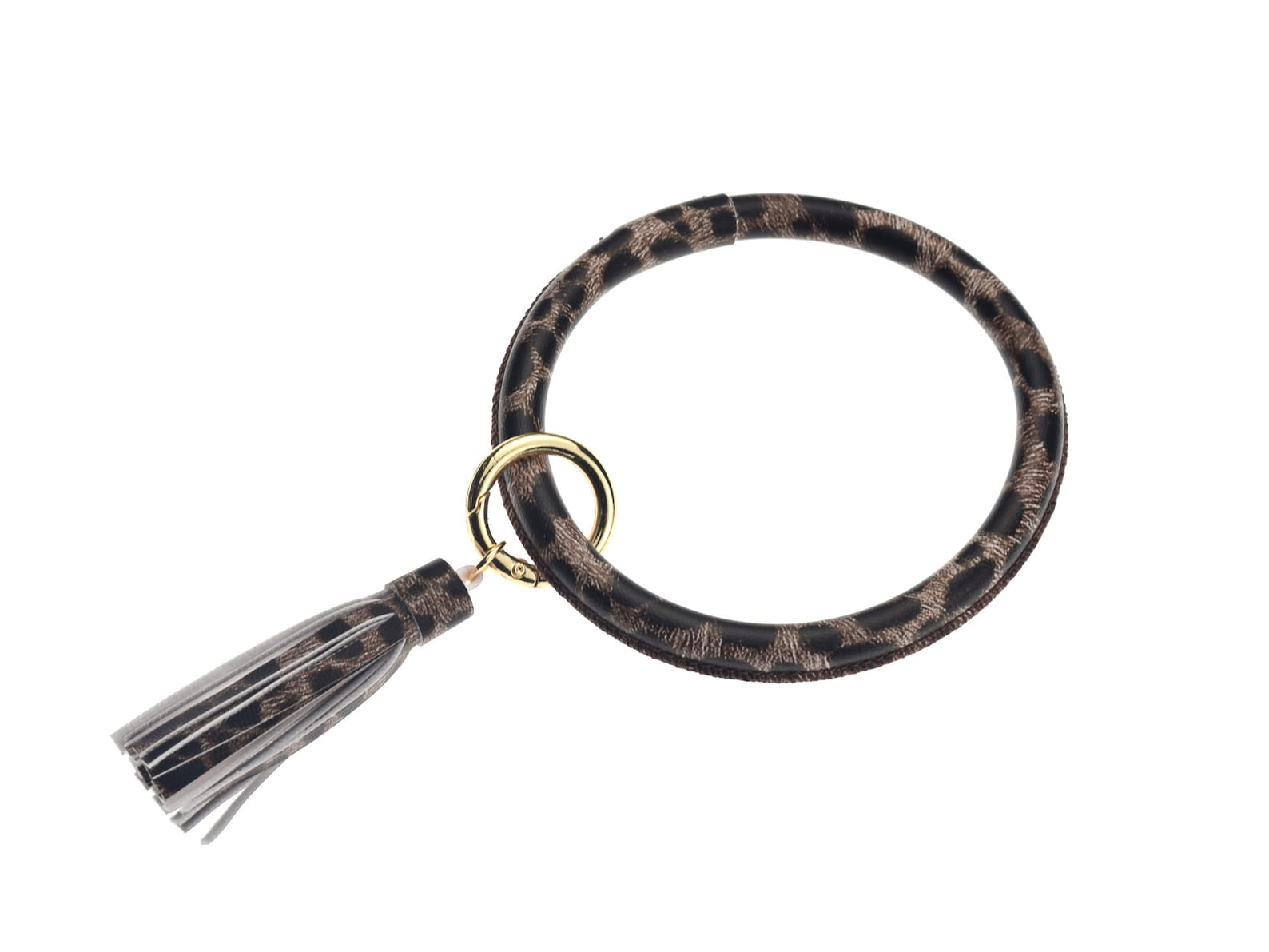 Leather Bangle Keychain Bracelet Key Saver Lanyard Etsy