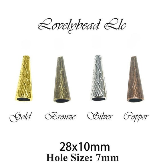 TierraCast 7mm Rhodium Plated Pewter Beaded Large Hole Bead Reducer (1-Pc