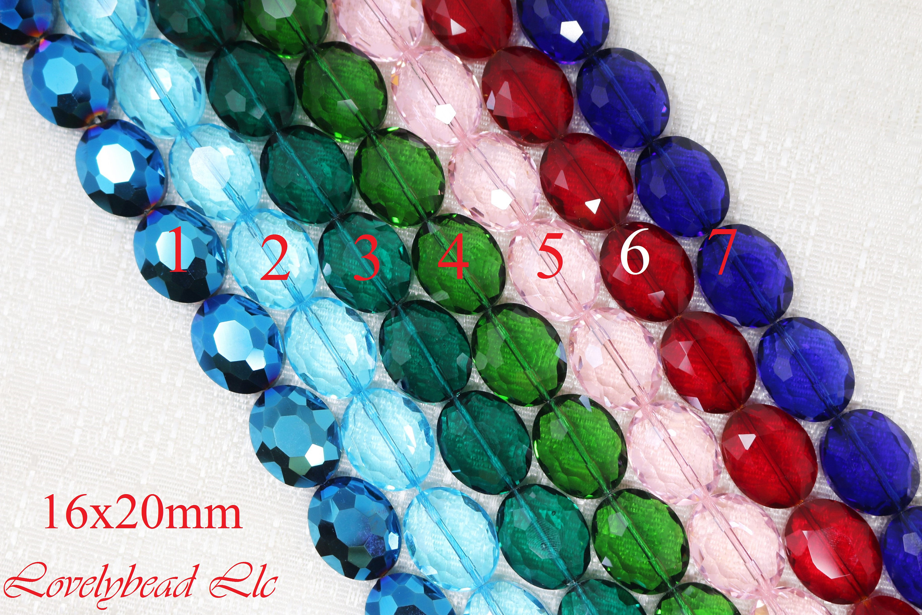 6/8/10mm Mixed Oblate Flower Lampwork Glass Beads Flat Round Rondelle Beads  For Jewelry Making Necklace Bracelet DIY Accessories - AliExpress