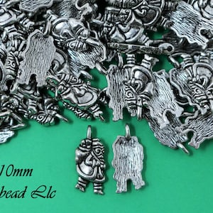 22x10mm Lood Gratis Tinnen Kerstman Charme, Kerst Kerst Kerstman Charme (F13555)