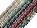 8mm Handmade Double Knotted Gemstone Long Necklaces 52 inches long / Pre-knotted Necklace- Assorted Gemstones