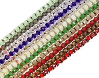 8x6mm Handmade Double Knotted Crystal Necklace 60 inches Long Knotted Necklace (2)