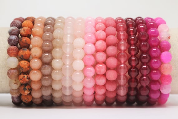 1PC Bracciali Elasticizzati Fatti A Mano Per Uomo 4 6 8 Mm - Foto 2