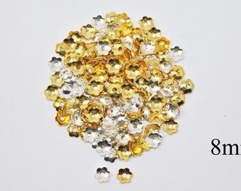 8mm Metall Blume Perle Kappen finden, Metall Perle Kappen (650 Stück pro Paket)