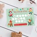 Printable Christmas Sticker Reward Chart, Christmas Animals Reward ...