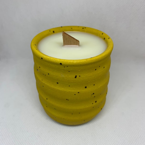 Energize Soy Candle in Salt Prairie Ceramics Mug 8oz