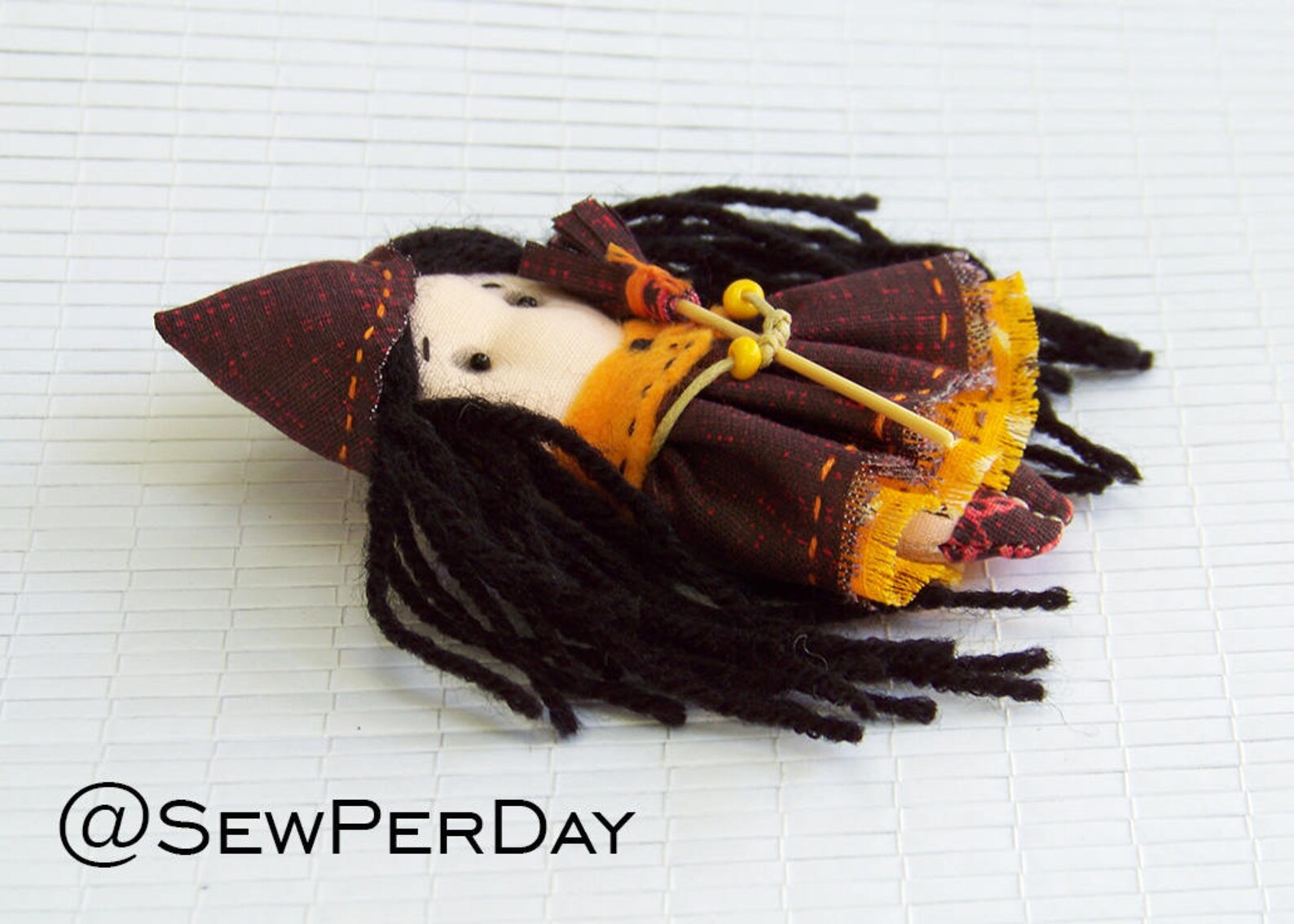 Tiny Rag Doll Sewing Pattern PDF/ Mini Fabric Doll Small Cloth - Etsy