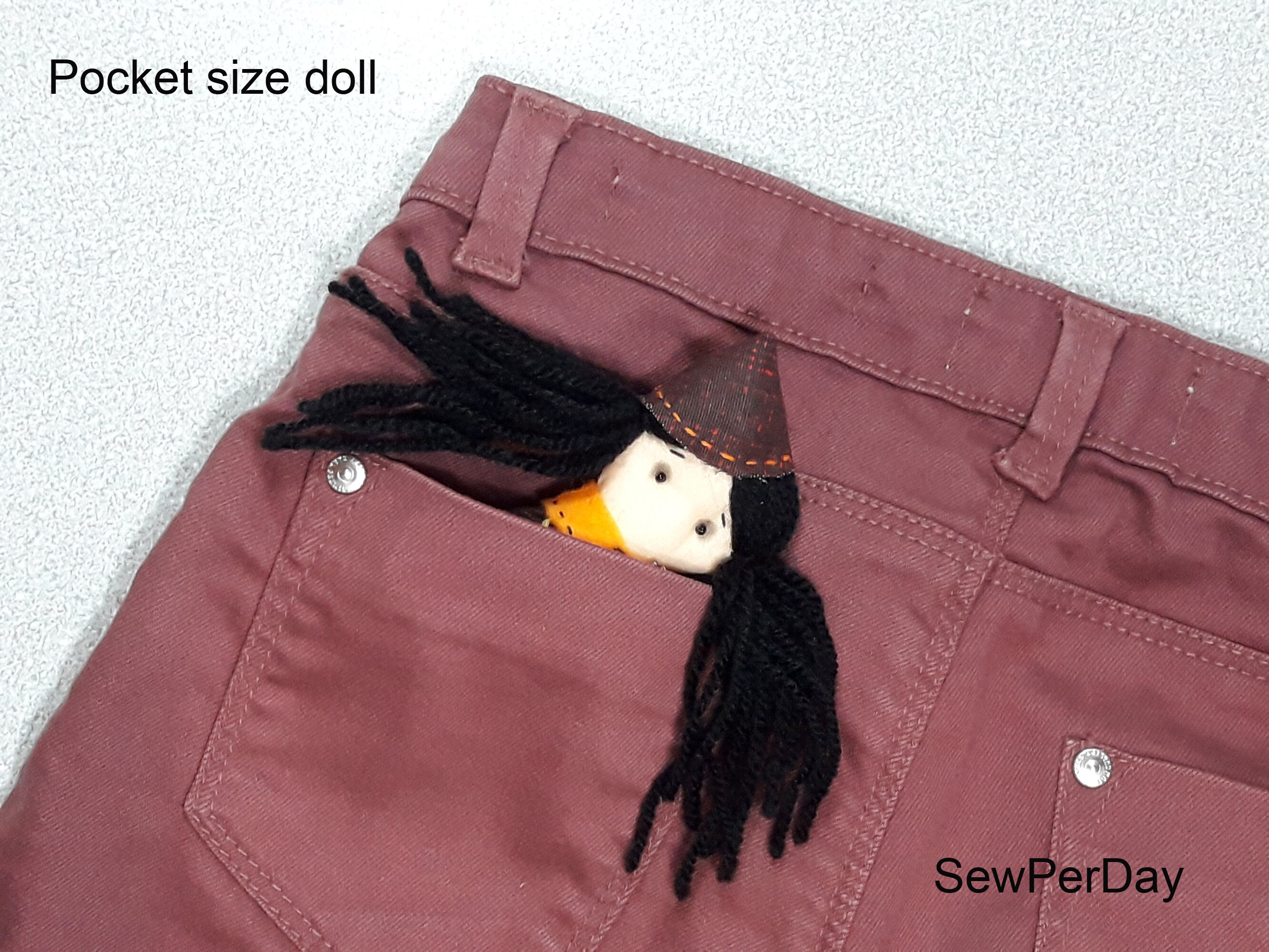 Tiny Rag Doll Sewing Pattern PDF/ Mini Fabric Doll Small Cloth - Etsy
