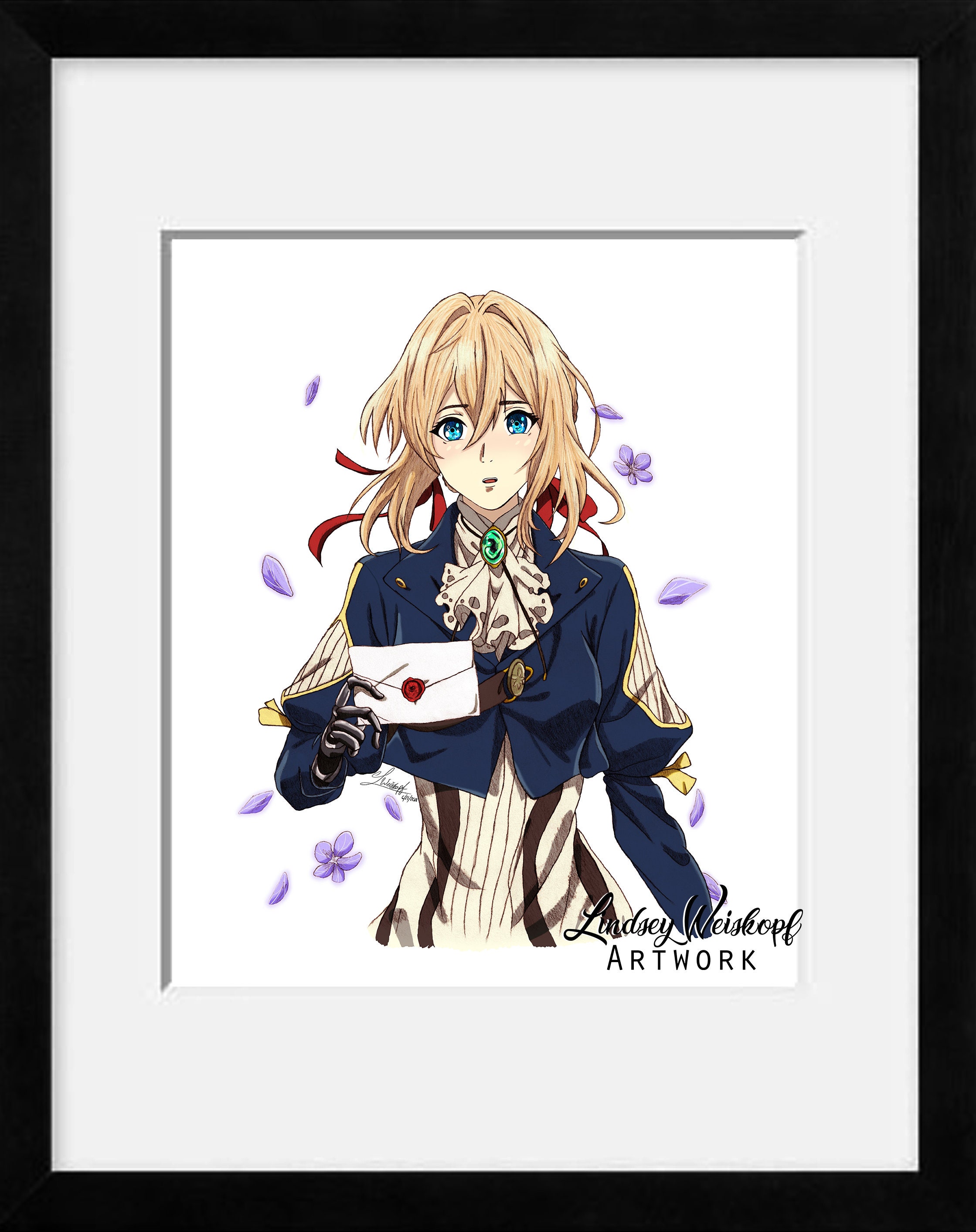 Beautiful girl Violet Evergarden [anime fanart (19 Jan 2018)｜Random Anime  Arts [rARTs]: Collection of anime pictures