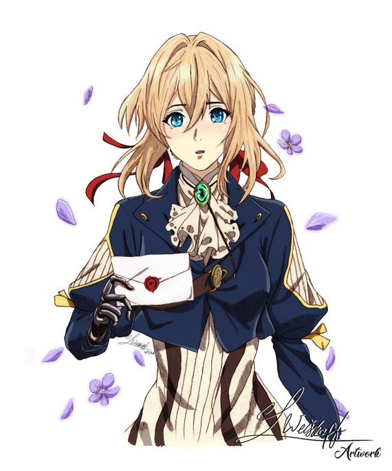 Beautiful girl Violet Evergarden [anime fanart (19 Jan 2018)｜Random Anime  Arts [rARTs]: Collection of anime pictures