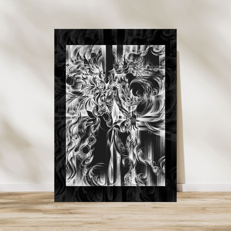 Dark Art Print / Fine Art / Giclee / Graphic Art image 2