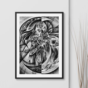 Dark Art Print / Fine Art / Giclee / Graphic Art image 1