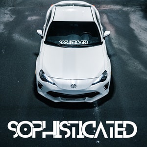 Anspruchsvolle Aufkleber Windschutzscheibe Banner Aufkleber Euro American Sticker Fortgeschrittene Revoliutionary JDM Auto Kultur Mode