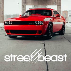 Street Beast Aufkleber Windschutzscheibe Banner Aufkleber JDM Sticker