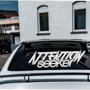 Achtung-Suchende Aufkleber Windschutzscheibe Banner Aufkleber JDM Aufkleber