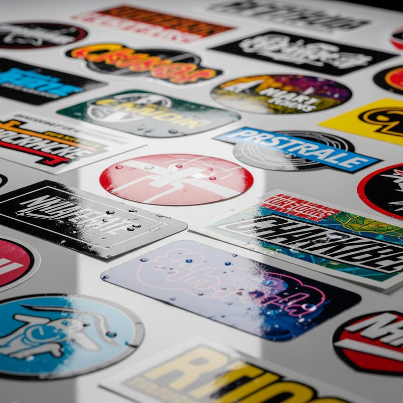 Custom Vinyl Stickers: Die Cut Logo, Waterproof Outdoor Labels - Etsy