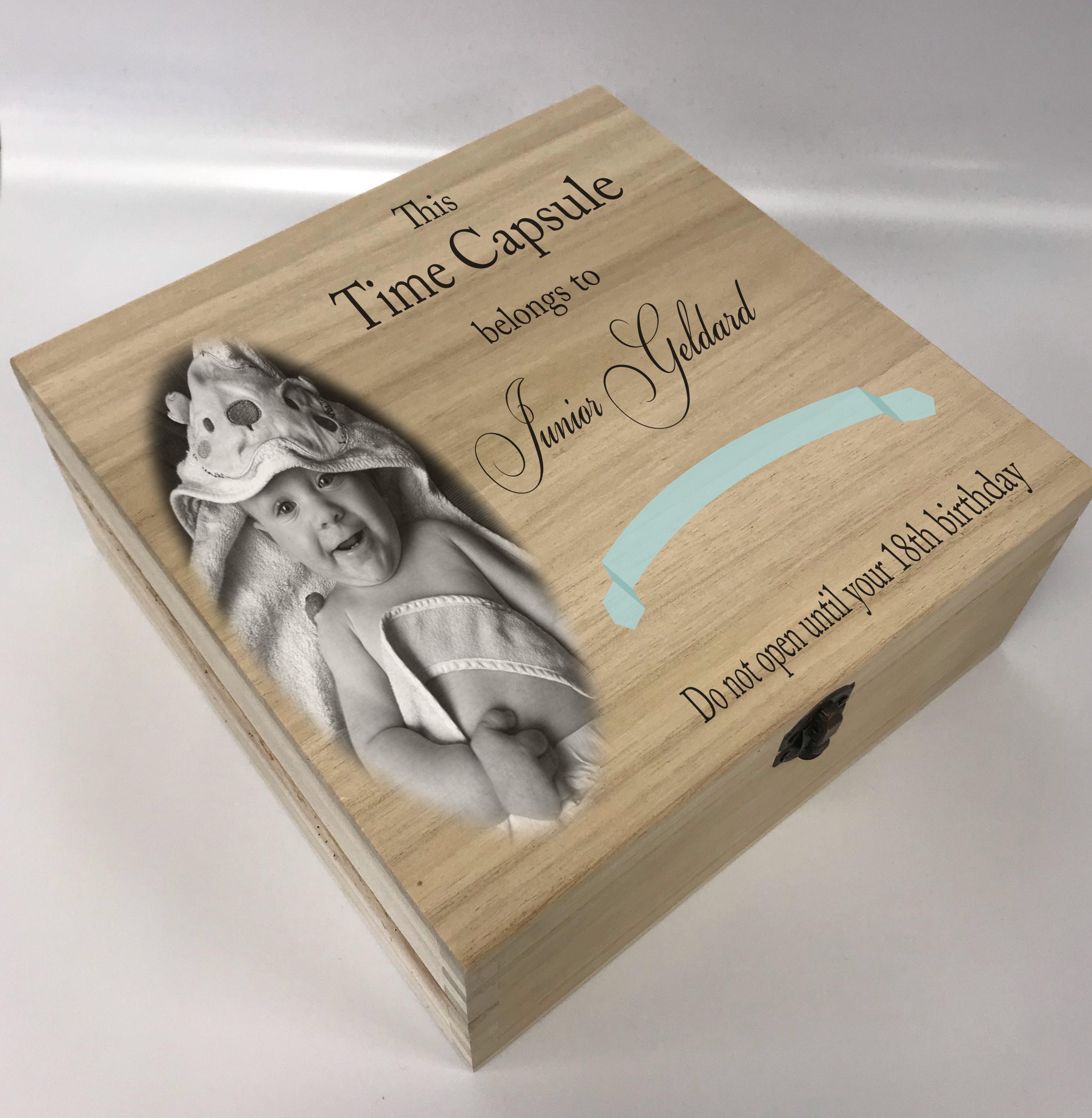 Personalised Wooden Keepsake Box Time Capsule Deep Box Etsy