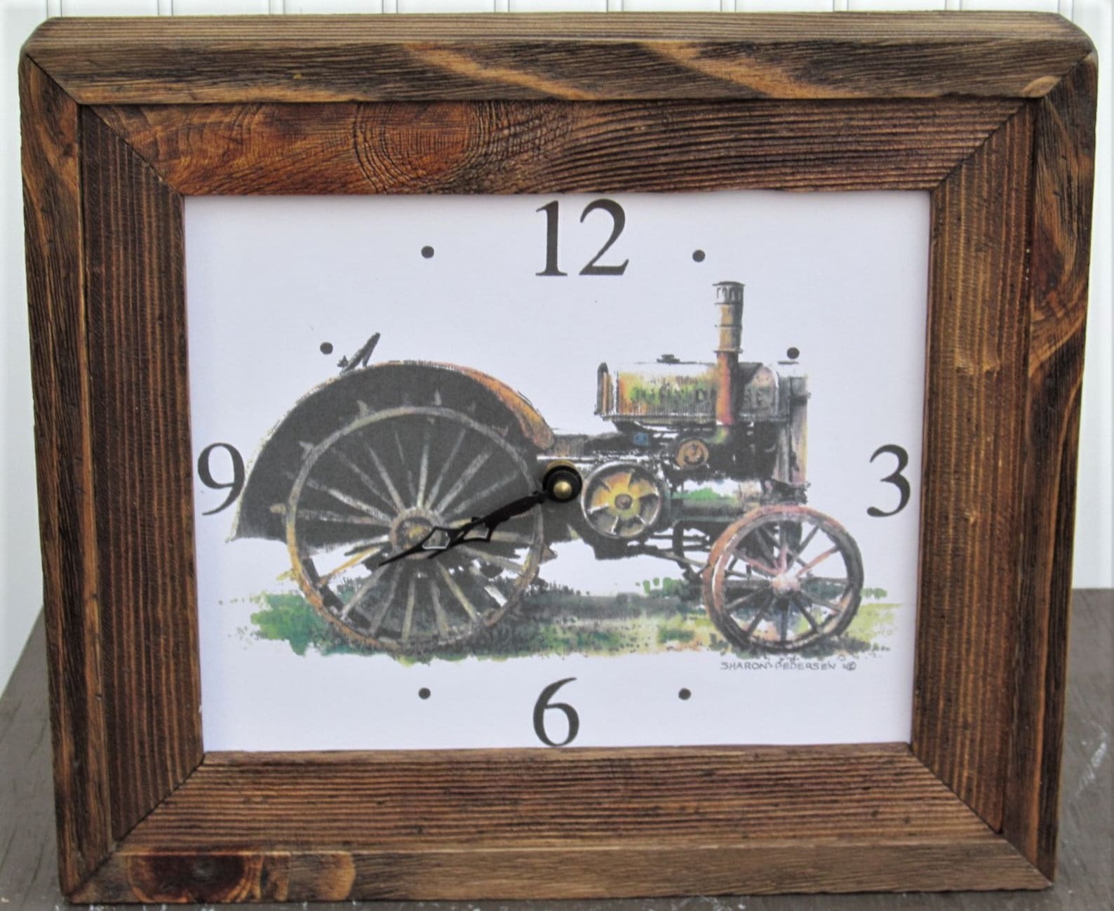 Small Wall Clock Antique John Deere Clock Country Clock Etsy