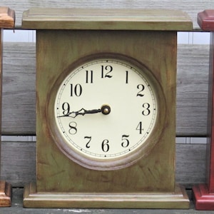 Country Wall Clocks, Small Wall Clock, Farmhouse Clock, Small Mantle Clock, Mantle Clock, Wall Clock