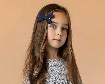 Lazos para el cabello azules, Juego de 2, Lazos para el cabello con clip de cocodrilo, Regalo para niña, Lazos para el cabello azules, Accesorios para niños pequeños, Regalo de cumpleaños