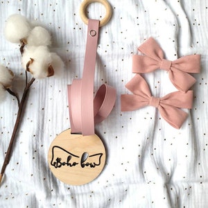 Conjunto de PRESENTE para meninas, porta-grampos de cabelo para meninas, porta-laços de cabelo, presente de Natal, organizador de arco, laços de cabelo para meninas, Hanukkah, presente de feriado