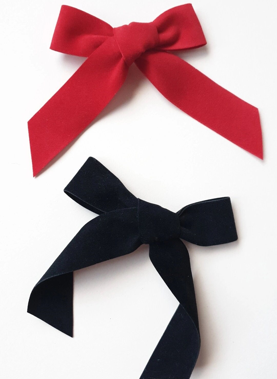 Packed Party “ Put a Bow on It ” Velvet Red Bow Hair Tie, Ponytail Holder  Hair Tie