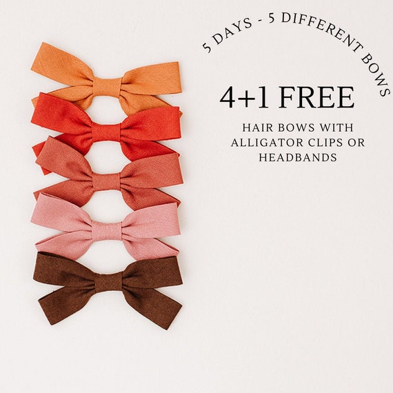 Haarschleifen-Set Aus Samt | 3 Paar Hair Clips In Rot, Weiß, Schwarz | Niedliches Haaraccessoire Für Frauen & Mädchen