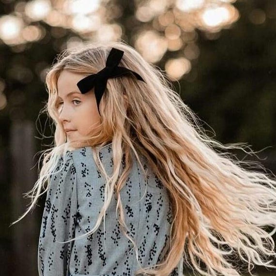 Bandeau Bébé Fille En Velours Avec Nœud Fixe - Élastique Doux, Hypoallergénique, Pour 3 à 18 Mois