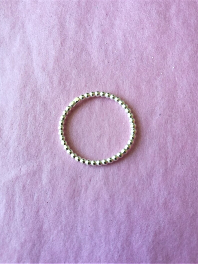 Handmade silver jewelry Gift for her Simple ring for women Stackable silver ring Minimalist jewelry