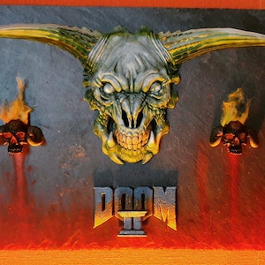 DOOM II Diorama 3D Icon of Sin
