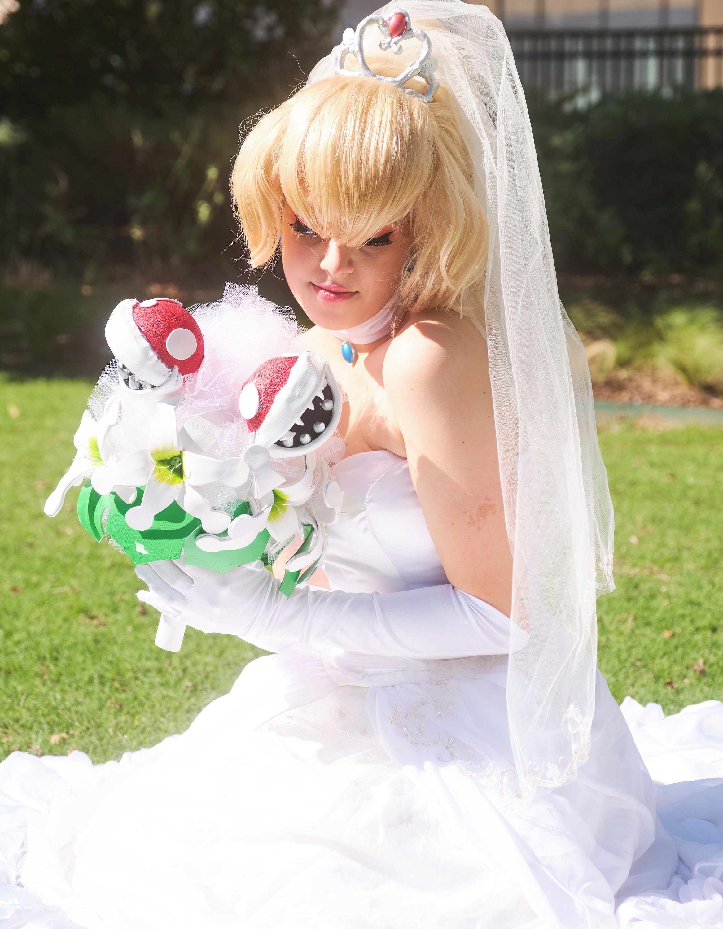 Princess Peach Wedding Dress Cosplay 60 Photos Astyledwedding
