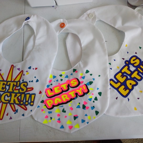 FNAF Chica Set of Three Cosplay Bibs