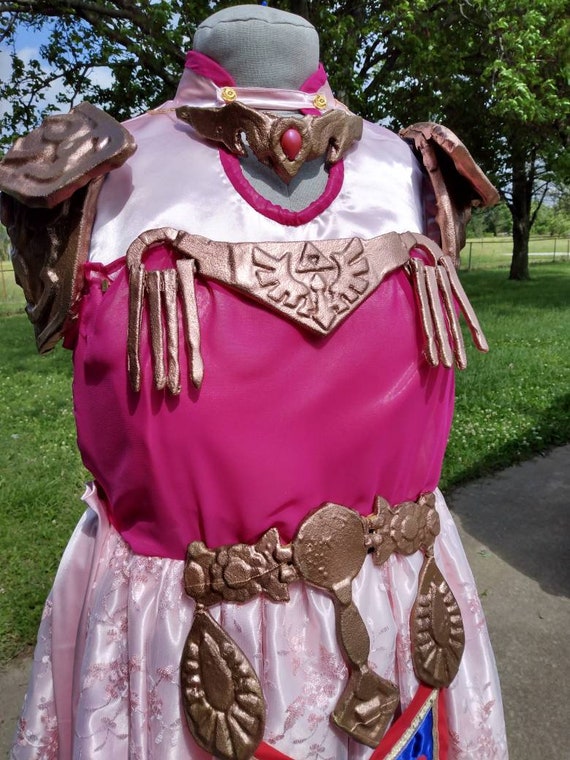 Ocarina of Time Princess Zelda MTO Cosplay Costume Full Armor 