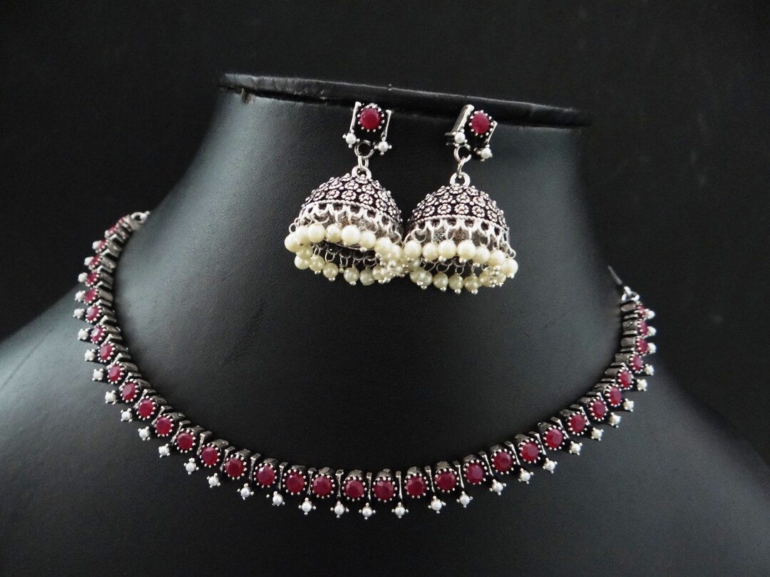 Studded Necklace Set - 6193 main image 0