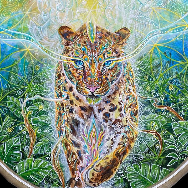Dedication - Guardian of the jungle, Jaguar medicine, deep jungle, Spiritual world, sacred geometry, universal creation