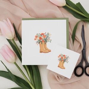 Carte de souhaits - Après la pluie - Carte de vœux design durable - Carte de fête pour occasion spéciale - Papeterie festive