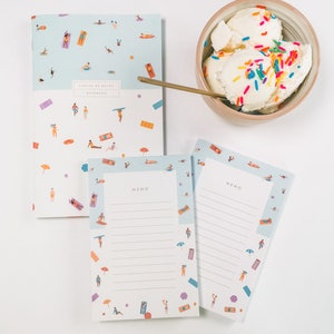 La Playa Stationery Set - Meal Planner - Personalized Notepad - Gift Idea - Stationery Gift Set