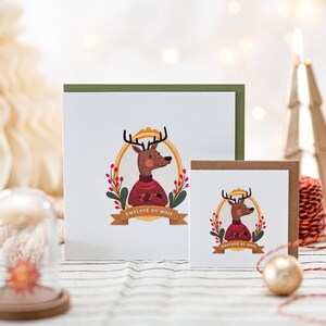 Christmas Greeting Card - Employee of the Month - Personalized Card for Employee - Personalized Christmas Wishes