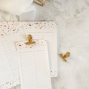 Premium Stationery Set - Terrazzo - Quality Office Supplies - Eco-Friendly Stationery - Teacher Gift