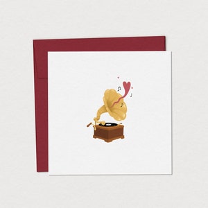 Greeting card - Love song - Valentine's Day card - Personalized greeting card - Best wishes to offer to your loved one