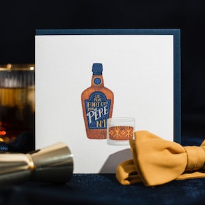 Father's Day Card - Bottle of Forte - Blank Card to Personalize - Father's Day Card - Gift Idea for Men