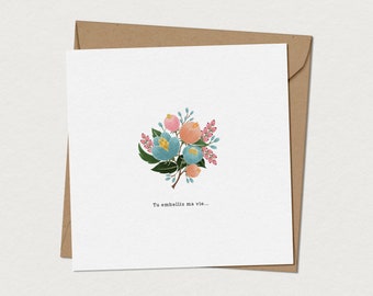 Greeting Card - Bouquet of Flowers