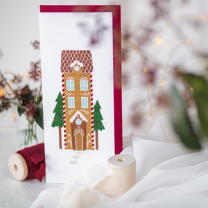 Greeting card - Chewable house - Christmas wishes - Holiday season